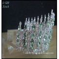 Wholesale Wedding Silver jewellery Tiara kids princess pageant crown